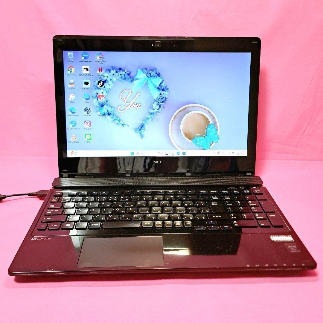 G62 設定済すぐ使える i3 NECノートパソコン Windows11 カメラ