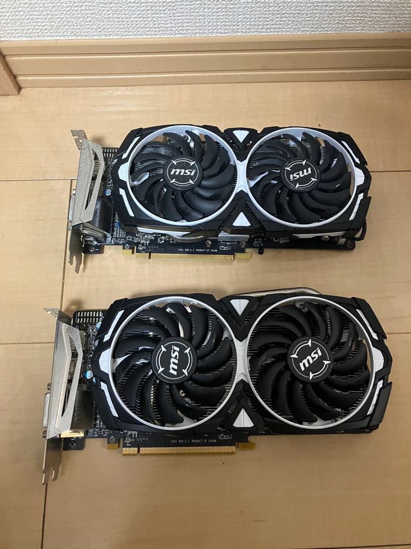 MSI RADEON RX 570 ARMOR 8Gと4G