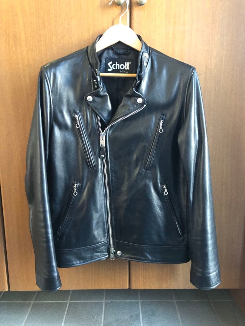 Schott セミダブル　レザージャケット　羊革