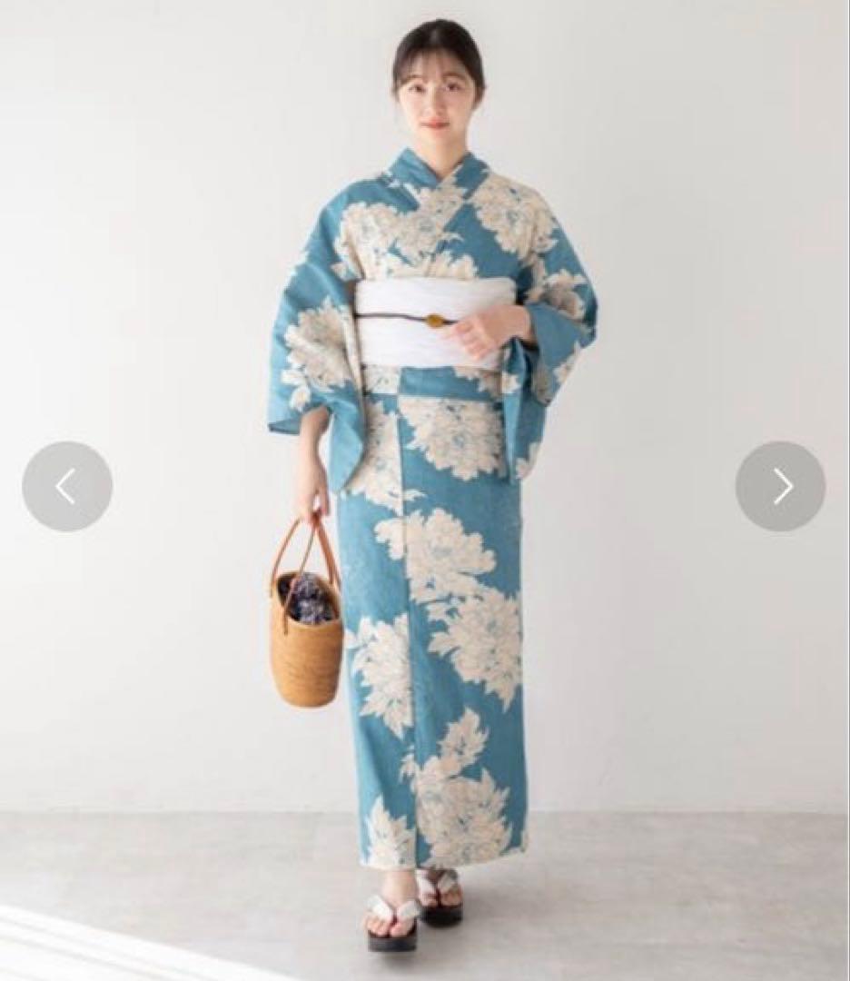 【ゆかた館グレース】浴衣+帯+帯飾り