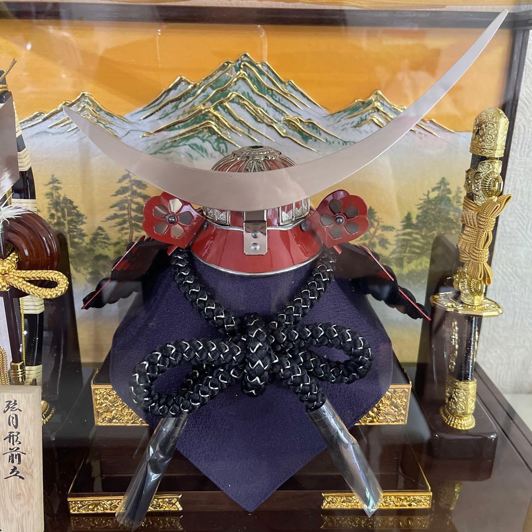 五月人形　兜　伊達政宗　男の子　オルゴール付き