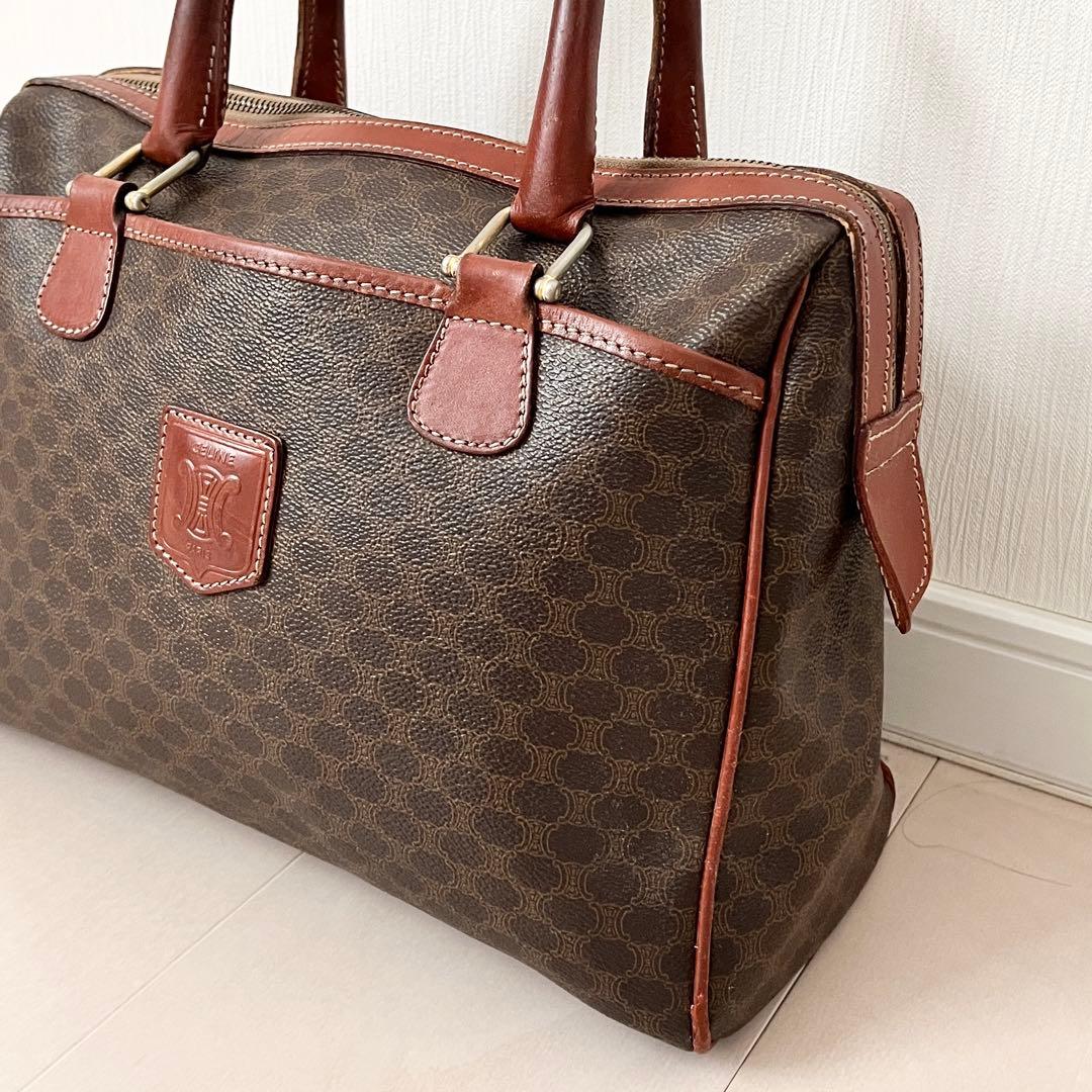 美品✨OLD CELINE【セリーヌ】マカダム柄 ヴィンテージ ミニボストン