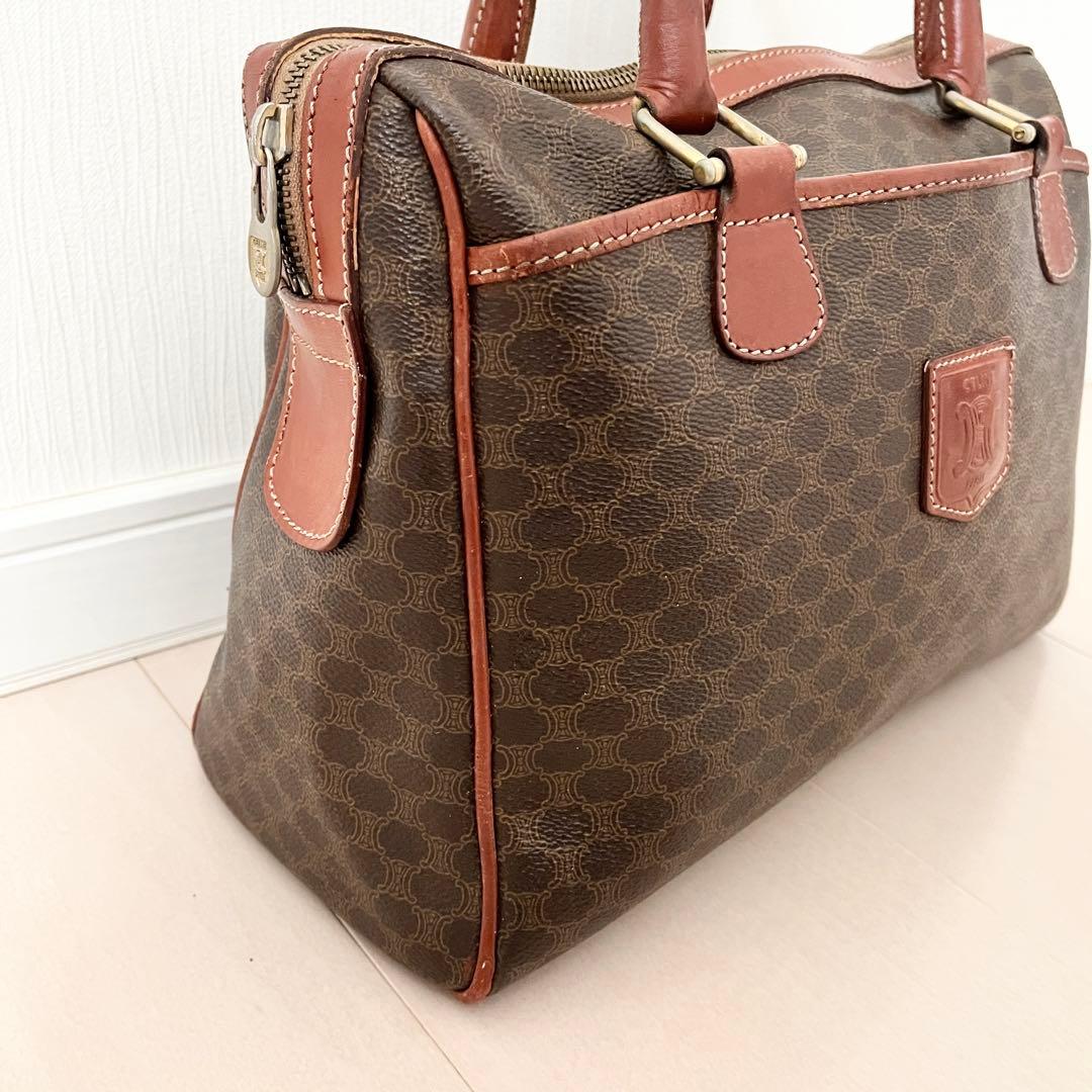 美品✨OLD CELINE【セリーヌ】マカダム柄 ヴィンテージ ミニボストン