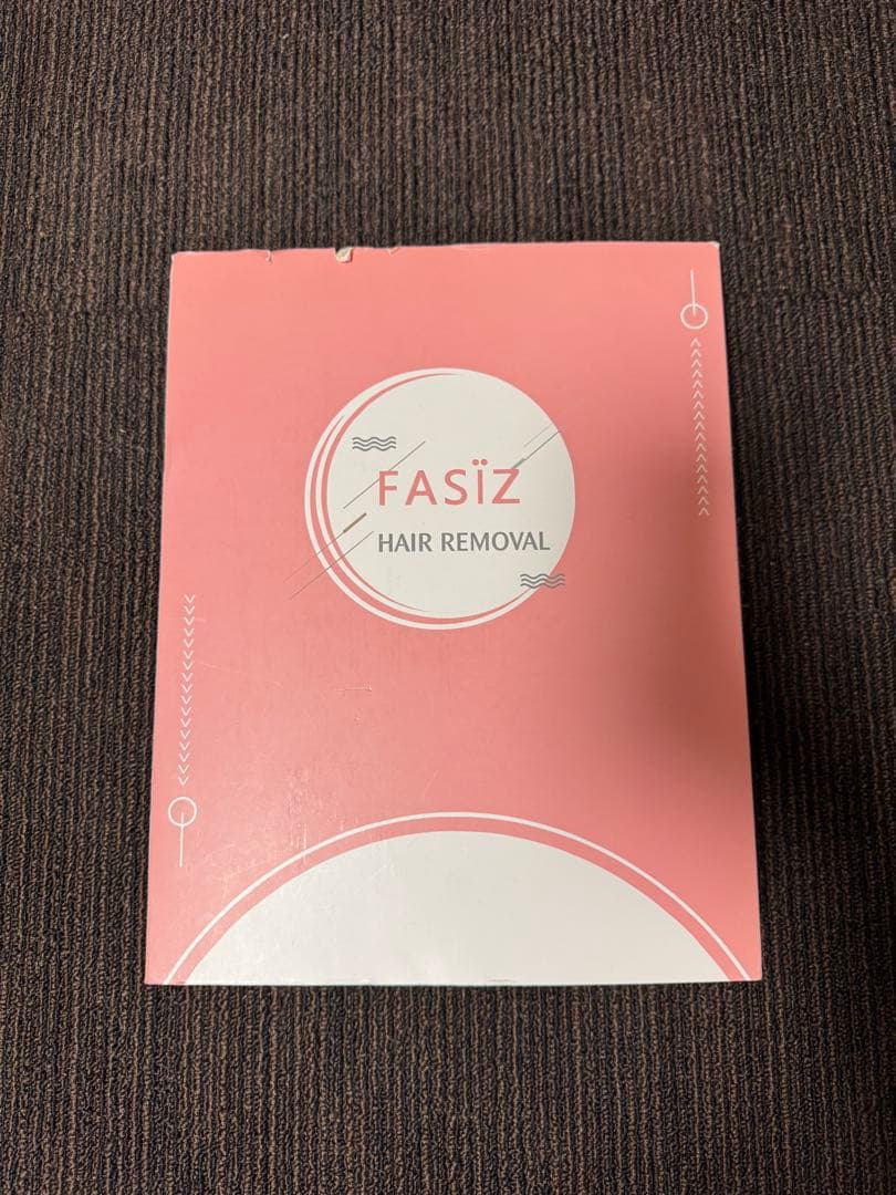 FASIŽ 脱毛器 ホワイト 充電器付き