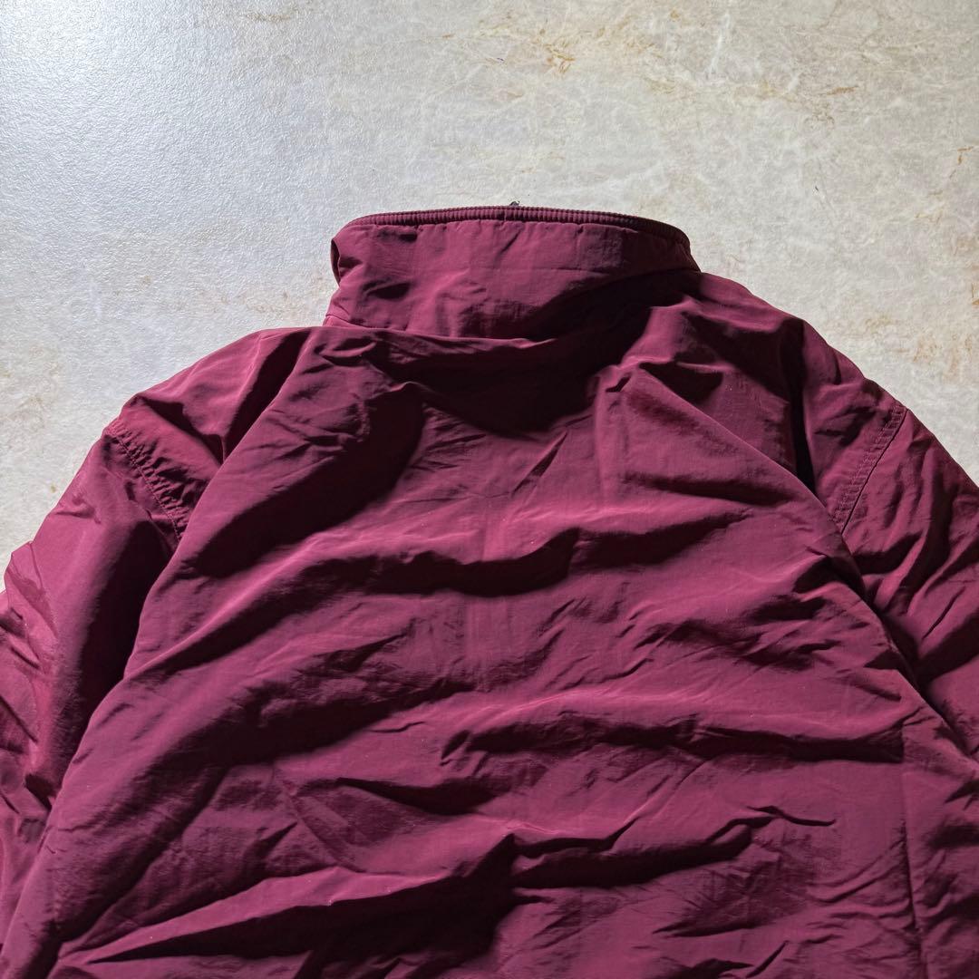 L.L.Beanウォームアップジャケット古着バーガンディCBOY当時物レア短丈