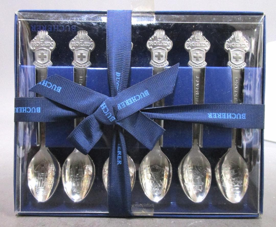 ロレックス・ティースプーン 6点セット　スイス・ブヘラ
