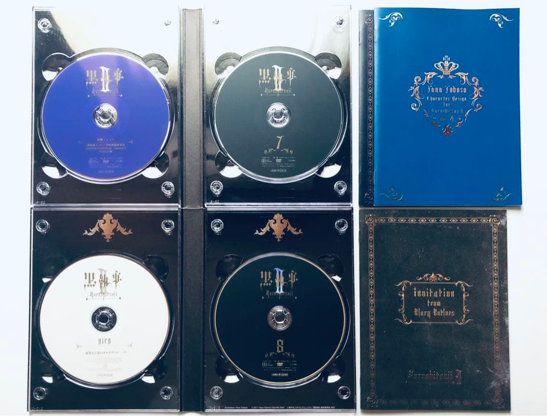 黒執事 第Ⅱ期 I〜Ⅸ DVD 完全生産限定版 特典付き