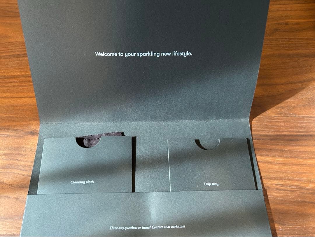 aarke カーボネーター 3 (ブラッククローム) ボトル付き　箱あり