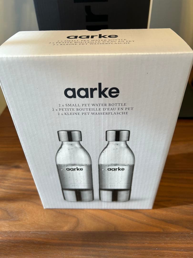 aarke カーボネーター 3 (ブラッククローム) ボトル付き　箱あり