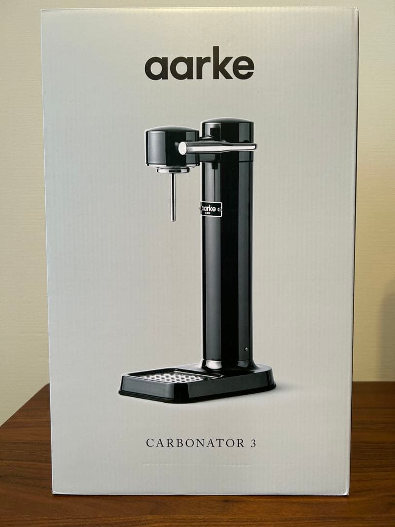 aarke カーボネーター 3 (ブラッククローム) ボトル付き　箱あり