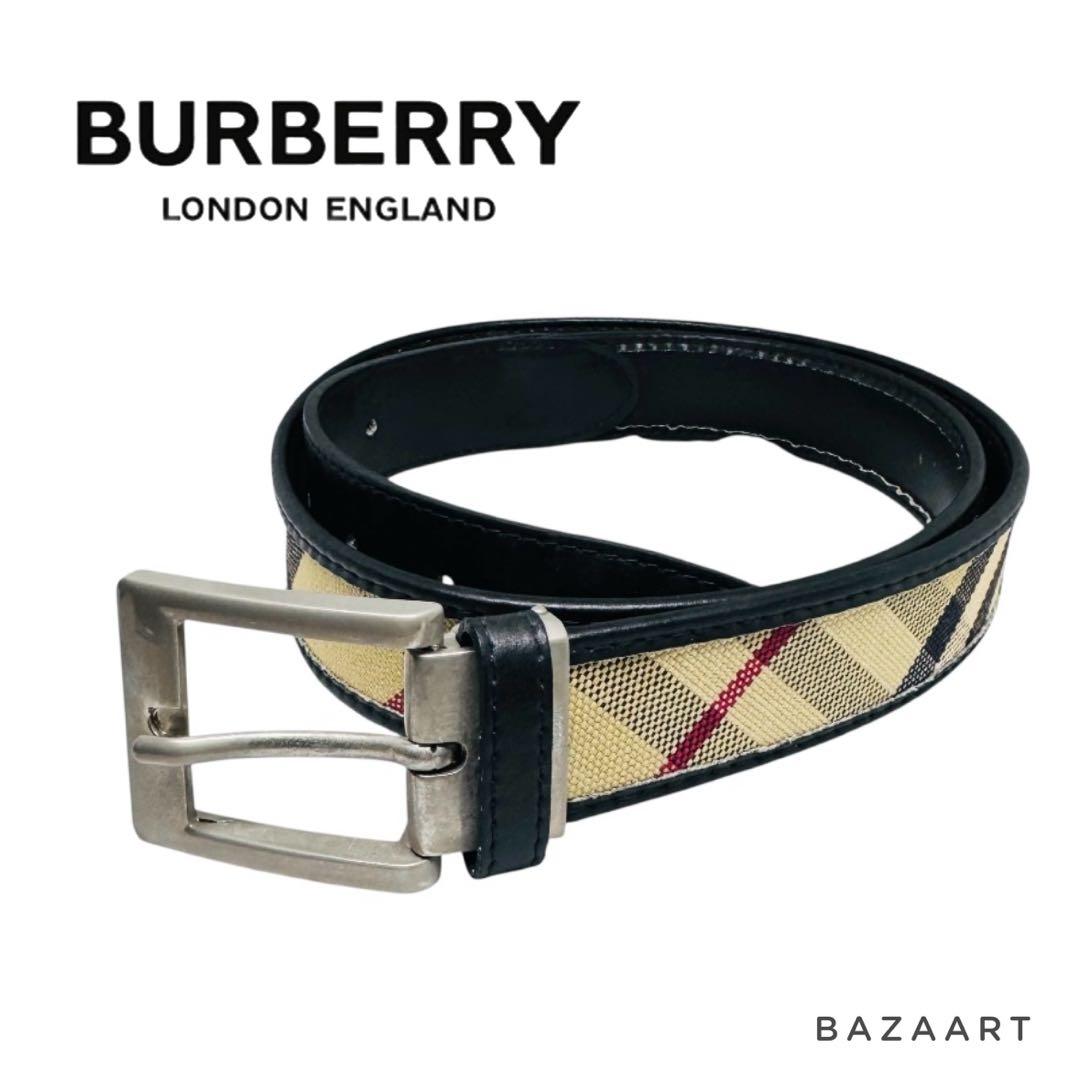Burberry London バーバリー ロンドン ノバチェック ベルト