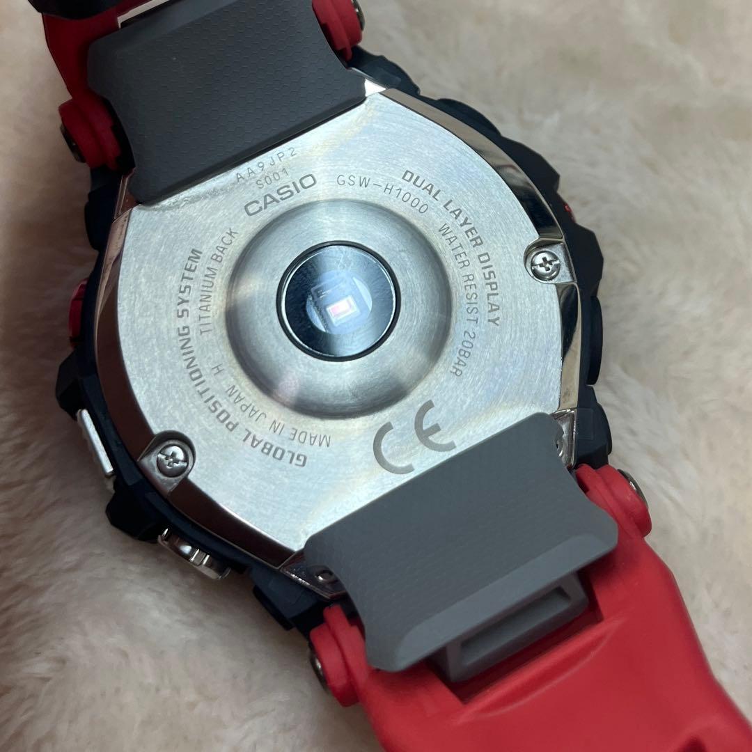b*t様 簡易動作◎　G-SHOCK　GSW-H1000 腕時計 レッド