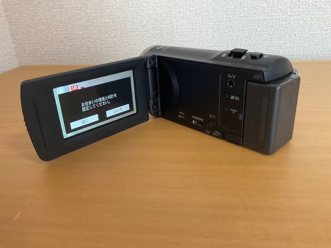 【美品】パナソニック ビデオカメラ HC-V360MS ホワイト ズーム90倍