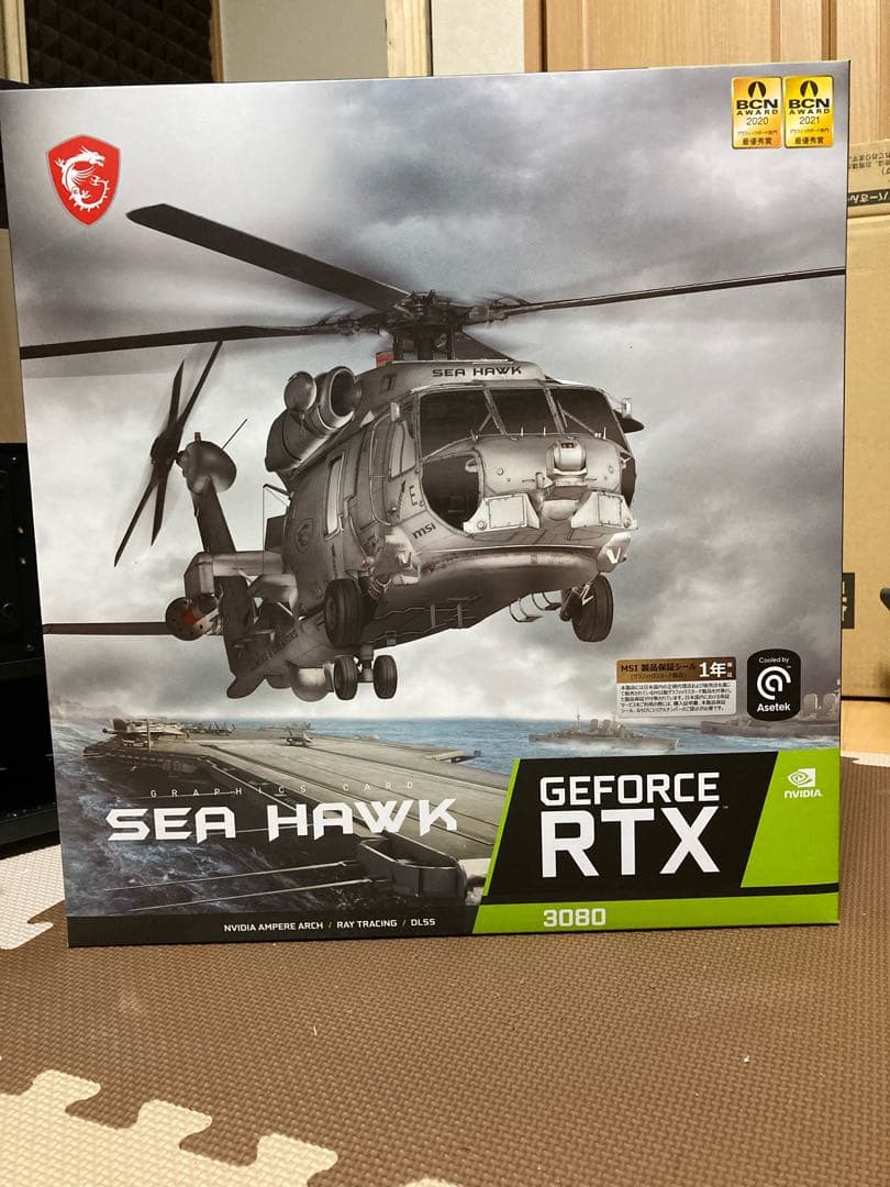 グラフィックボード・グラボ・ビデオカード MSI GeForce RTX 3080 Sea Hawk