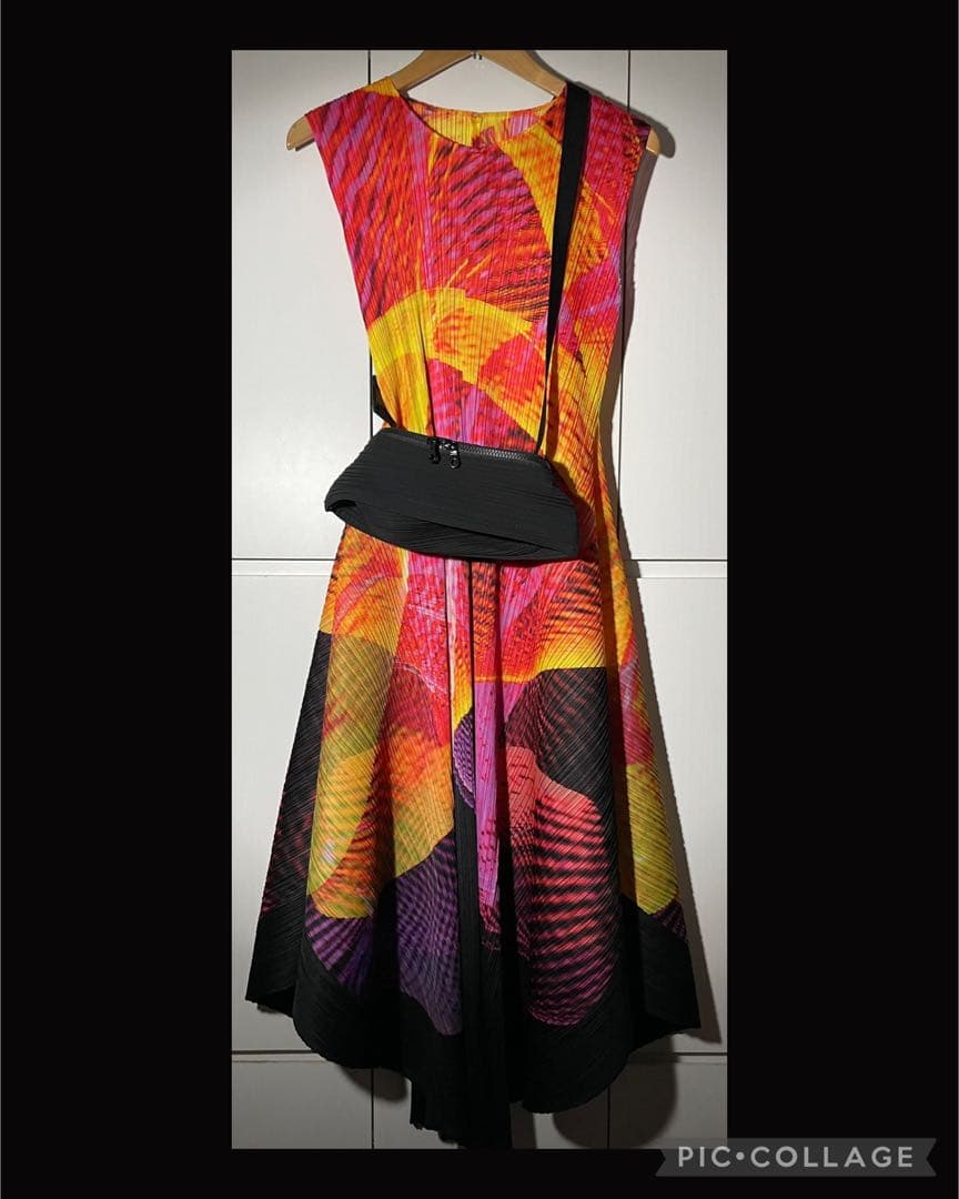 PLEATS PLEASE ボディバッグ 黒 プリーツプリーズ