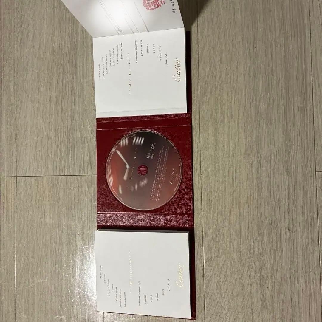 Cartier タンクソロ クォーツ時計 バーガンディ