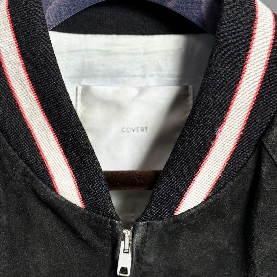 COVERT suede leather SOUVENIR JKT 46 黒