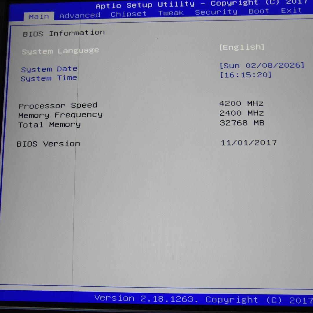DDR4 32GB 2400 MHz デスクトップ用 メモリ 動作確認済み