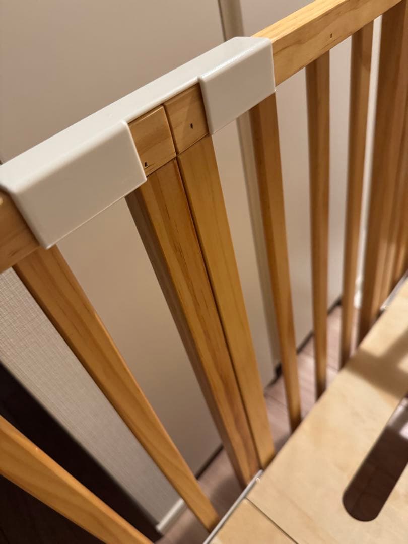 大和　パタン2 木製ベビーベッド 前側開閉機能付き