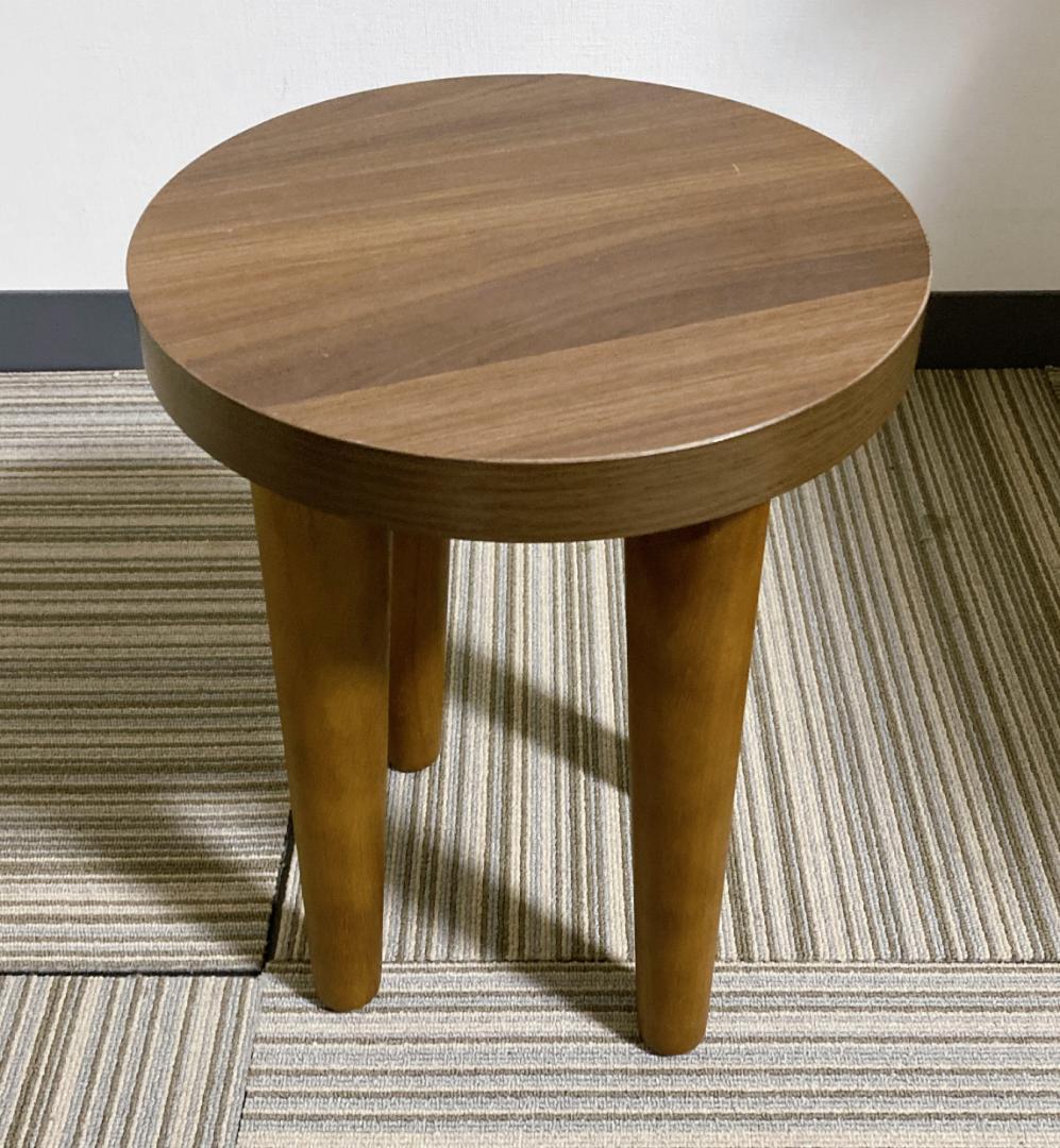 コンパクトドレッサー スツール付 鏡一面 シンプル モダン ダークブラウン