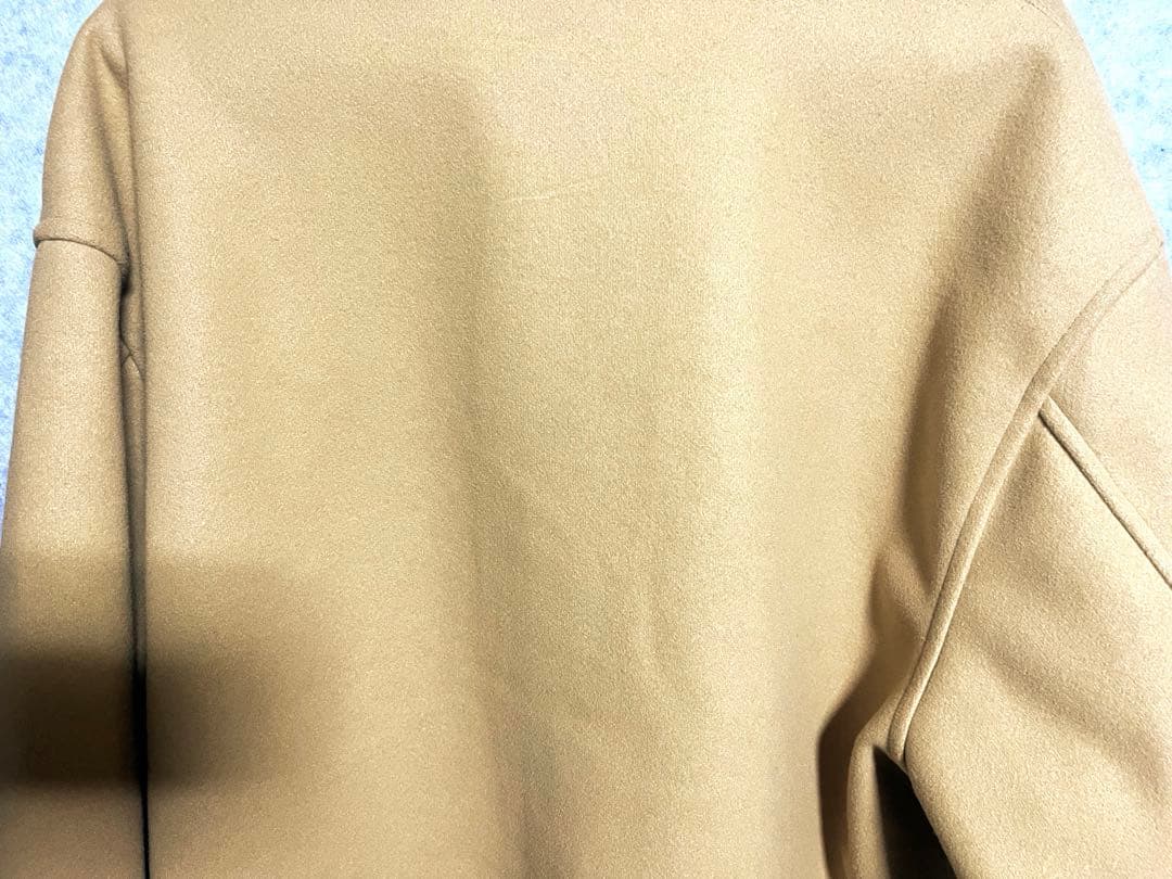 グラニフ イカク バックスタイル ダッフルコート ベージュ Lサイズ