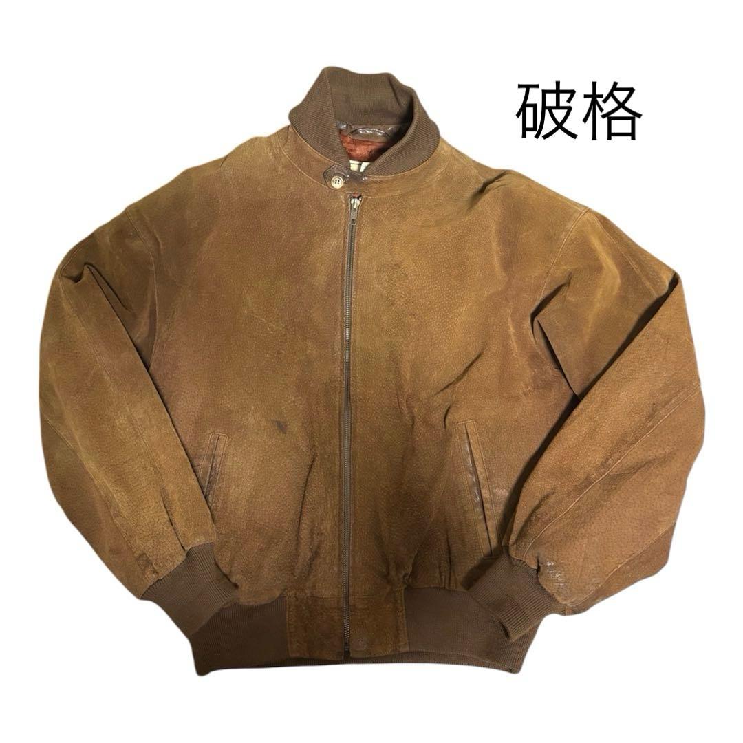 破格　90's L.L bean スエード　ハリントンジャケット　38サイズ