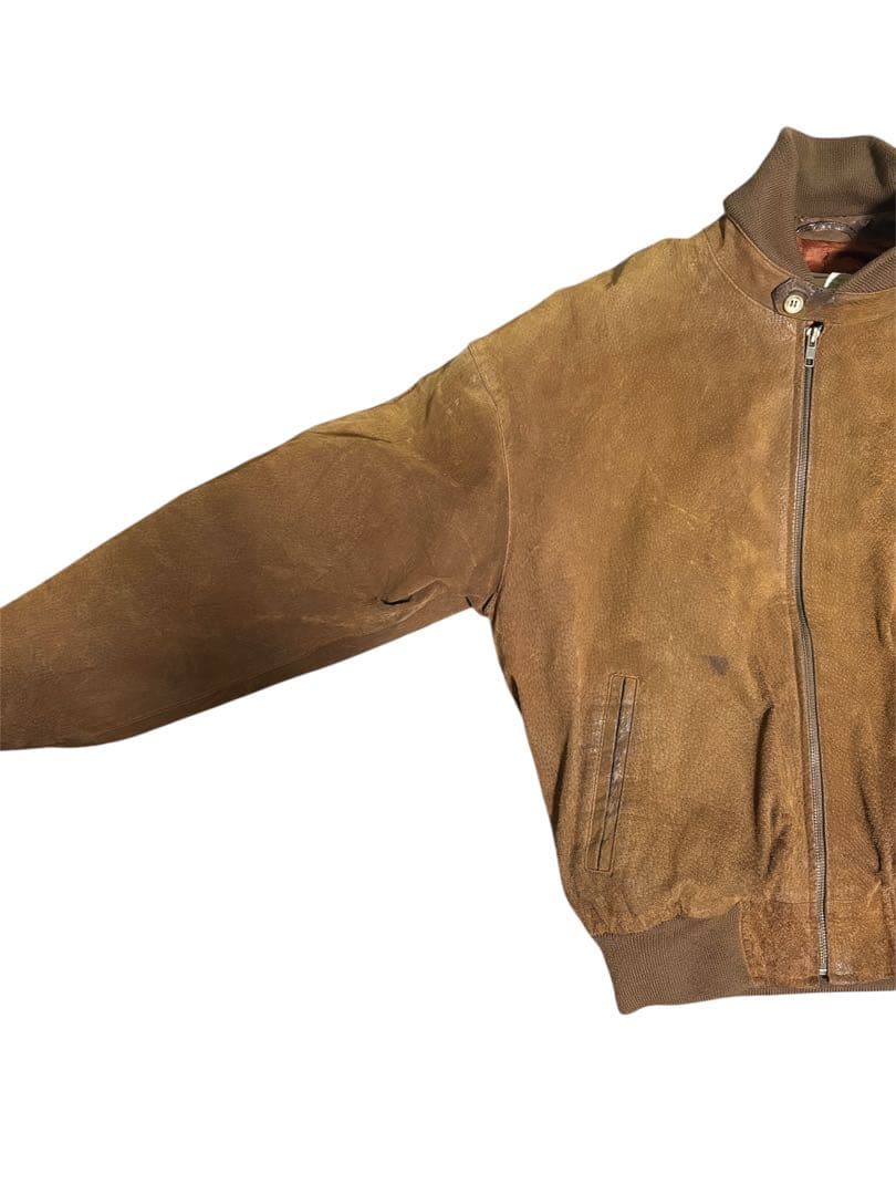 破格　90's L.L bean スエード　ハリントンジャケット　38サイズ