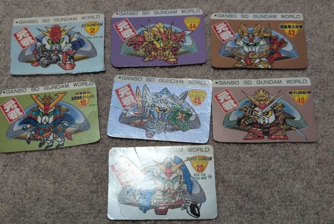 元祖SDガンダム カードダス　箱カード　まとめ売り