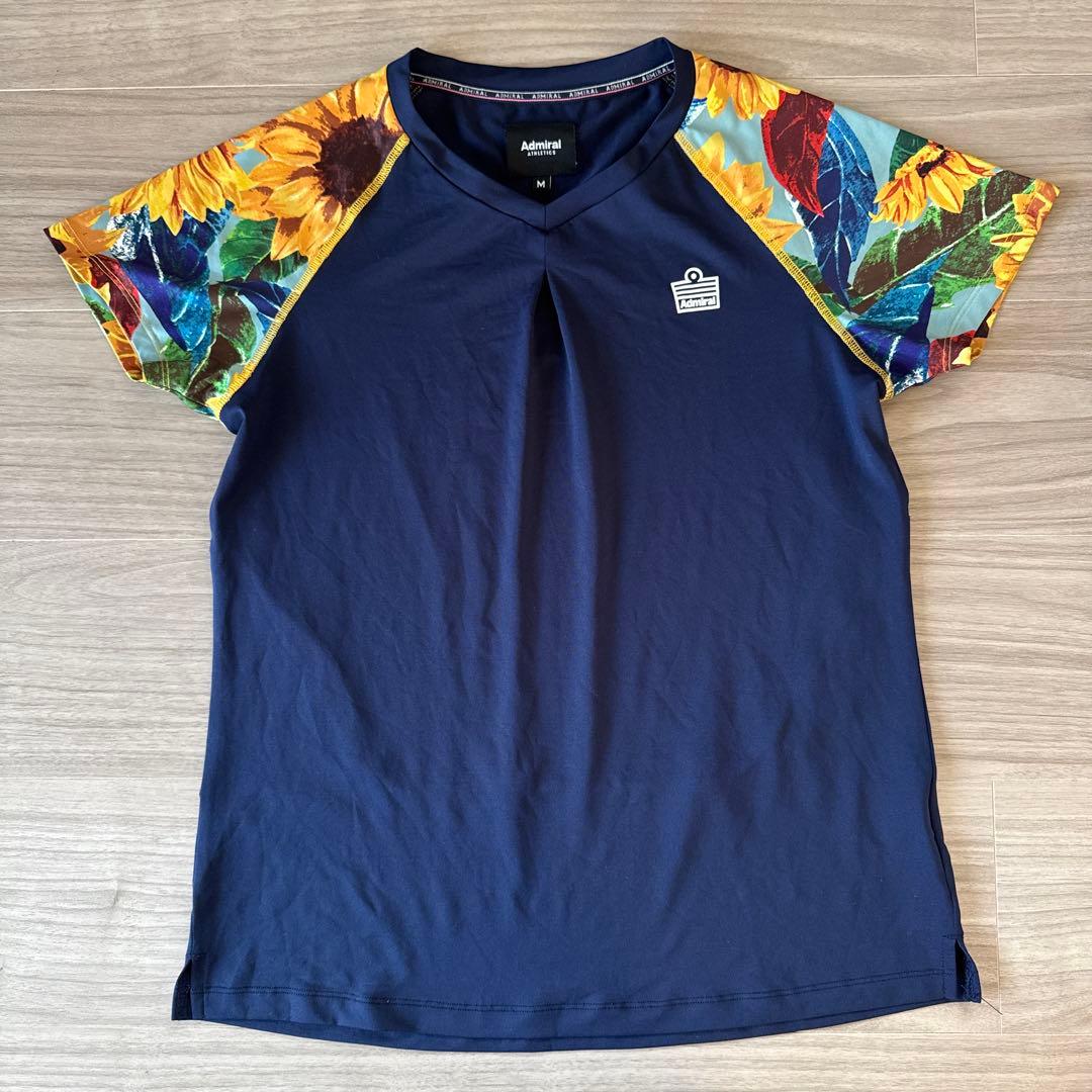 レア❣️アドミラル レディーステニスウェア ゲームシャツ＆ひまわり柄スカート