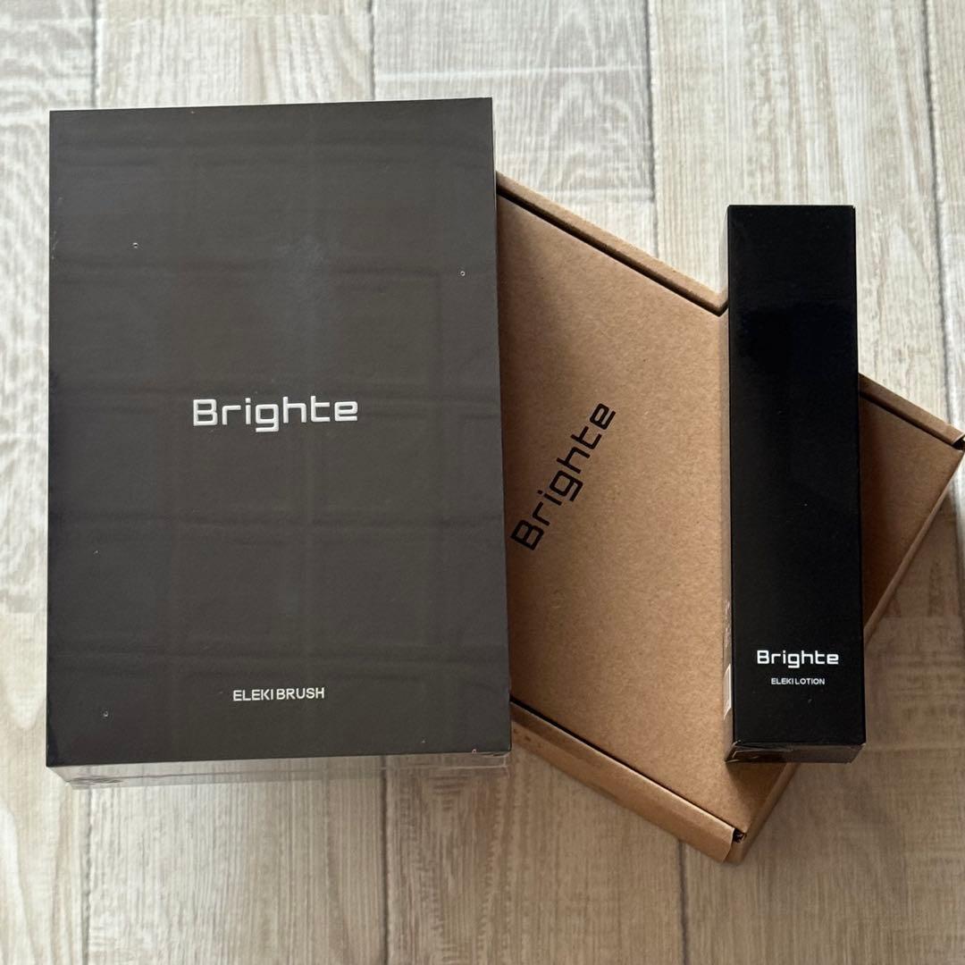 ☆Brighte ELEKI BRUSH☆美顔器 新品未開封　ローション付き