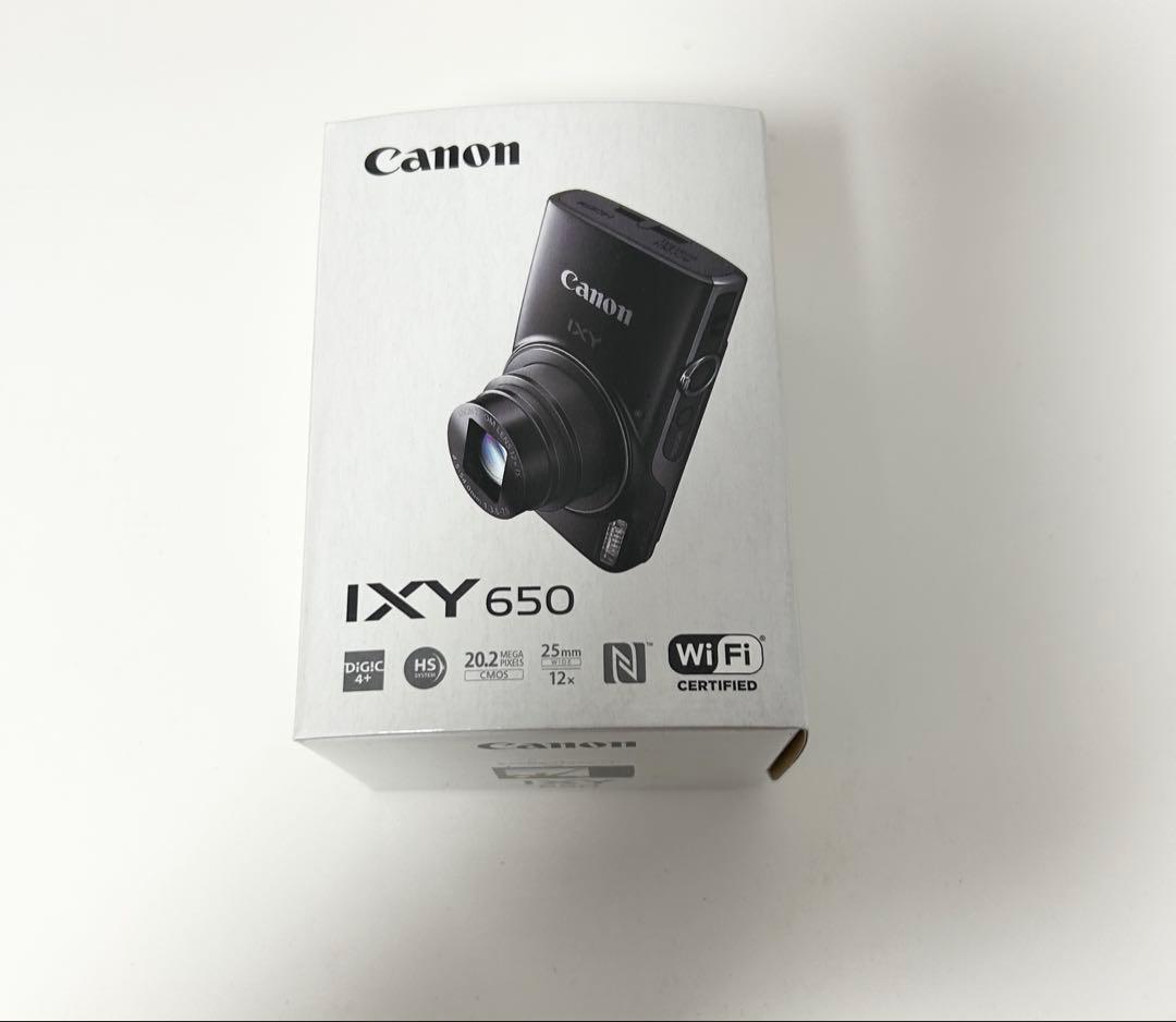 【新品・未開封】Canon IXY650 コンパクトデジタルカメラ ブラック