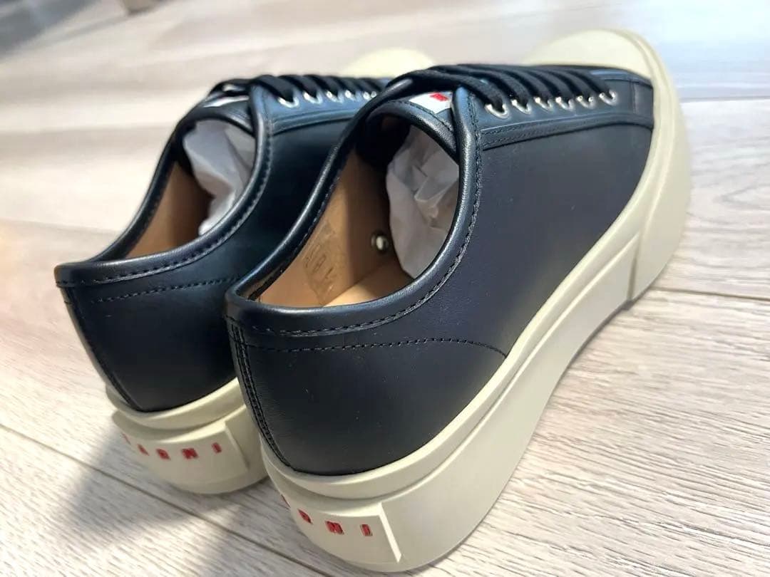 MARNI パブロ　ナッパレザー製 Pabloロートップ レースアップスニーカー