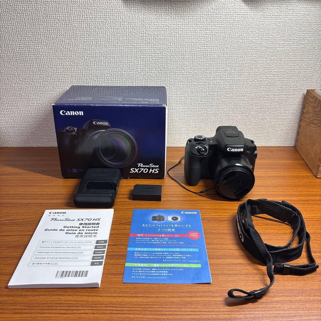 CANON POWERSHOT SX70 HS 4K 65倍ズームコンデジ