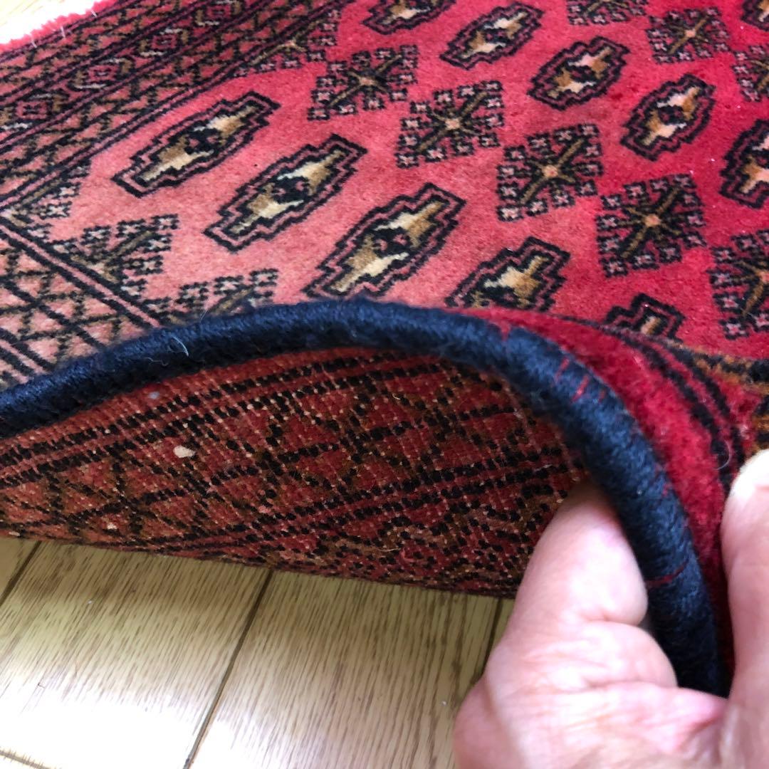 ペルシャ絨毯 ヴィンテージラグ 132×62cm 手織り オールドpersia