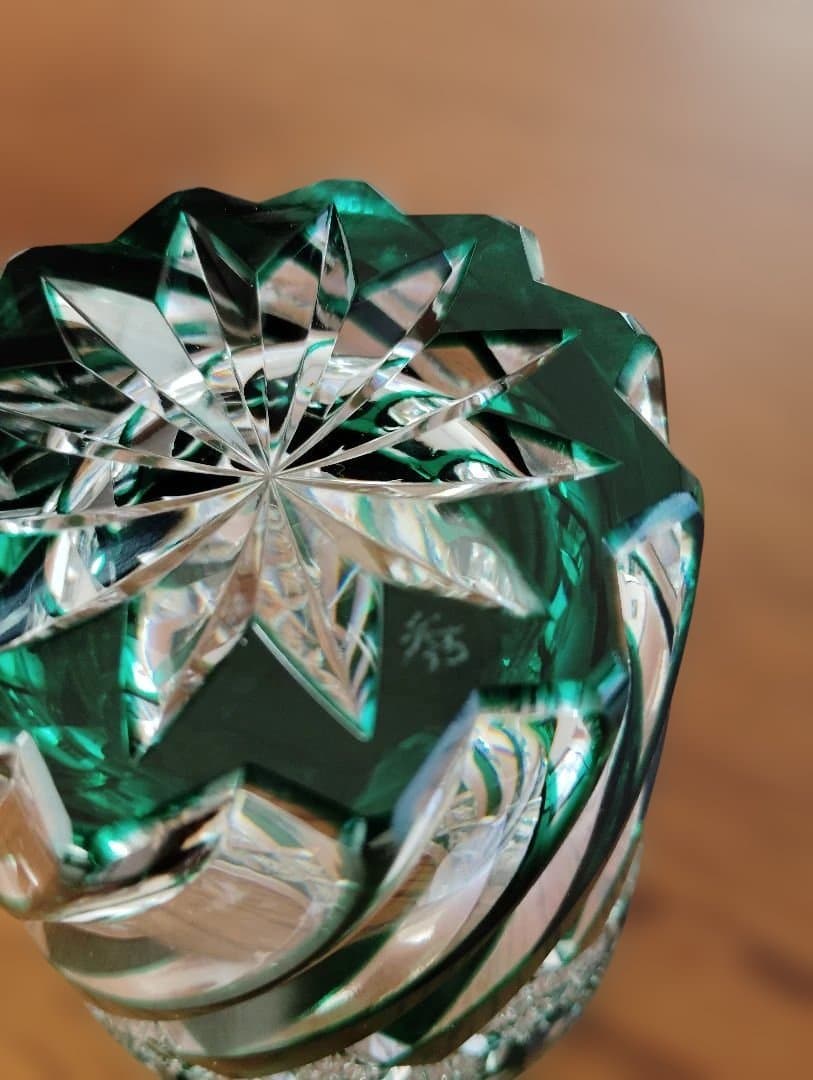 【美品】江戸切子２点　作高野秀徳