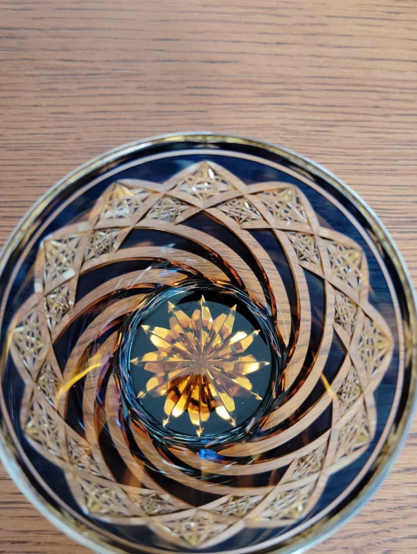 【美品】江戸切子２点　作高野秀徳