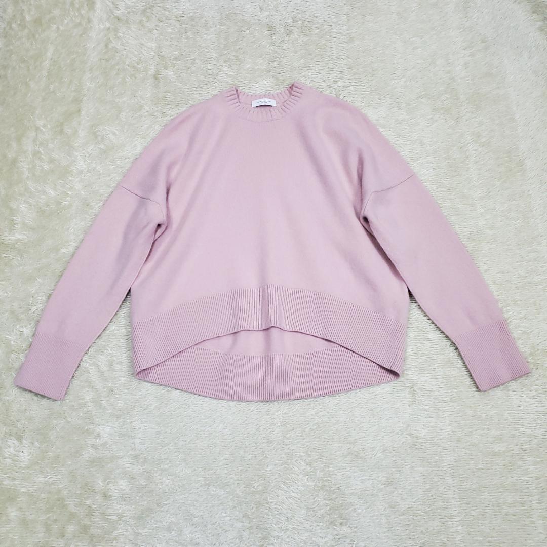 美品 トゥモローランド 金子綾コラボ ウールカシミヤ ニット プルオーバー L