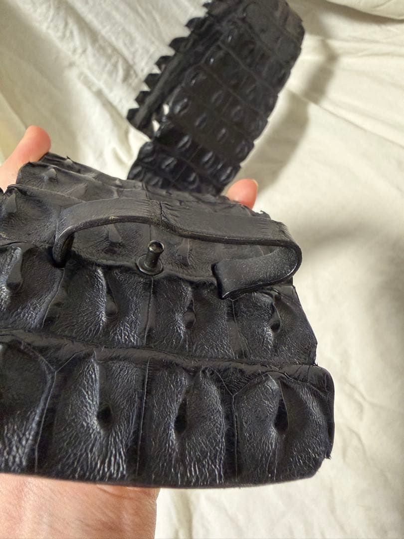 @*a様 GUCCIクロコダイルベルト全長112.5cm