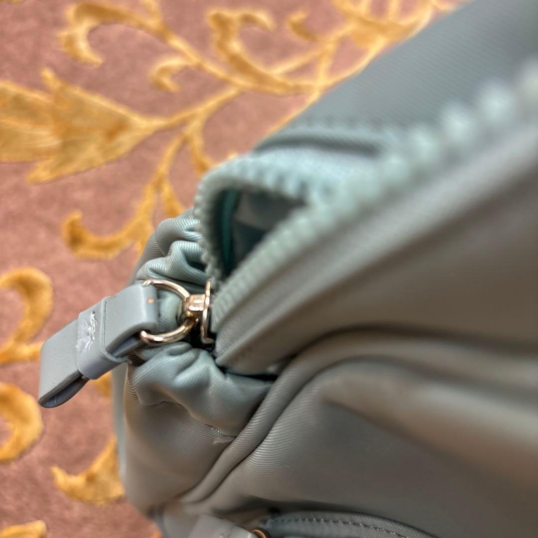 〜Plumeria〜TOCCA トッカ　大きめ　水色リボン装飾 リュック