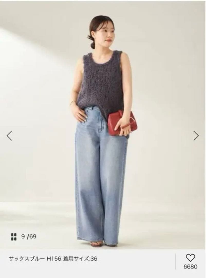 ✳︎新品未使用　Plage R’IAM SUPER LOOSE デニム 4