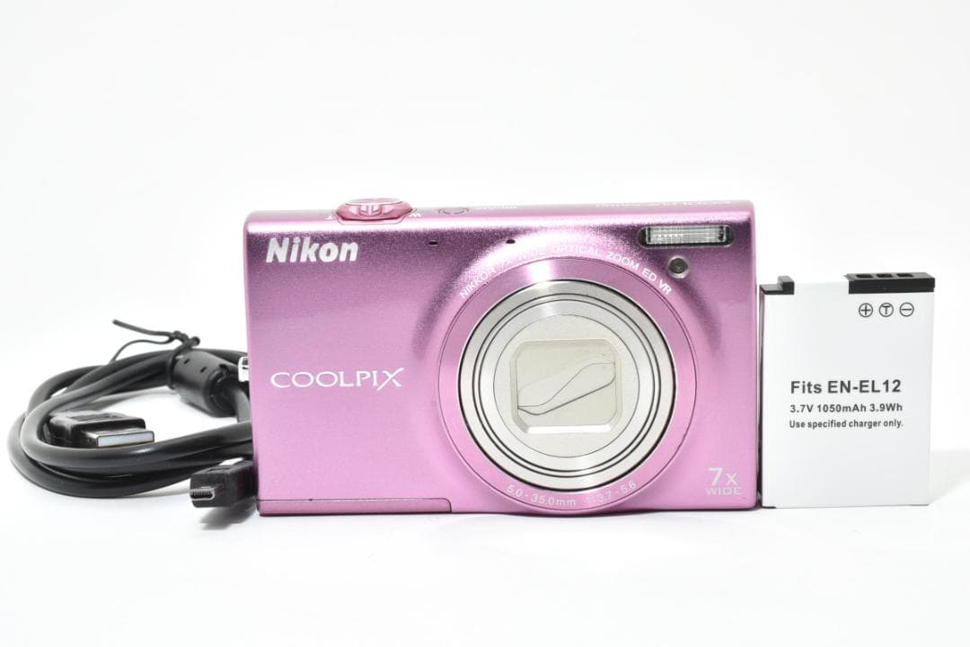 【お値下げ歓迎・美品】ニコン　Nikon COOLPIX S6100 ピンク