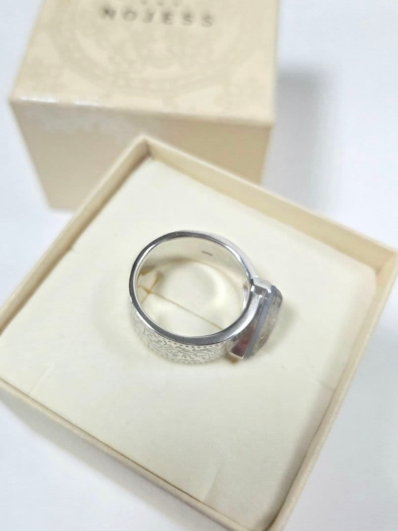 【美品】 NOJESS　シルバー　クォーツ　リング　ノジェス　アガット