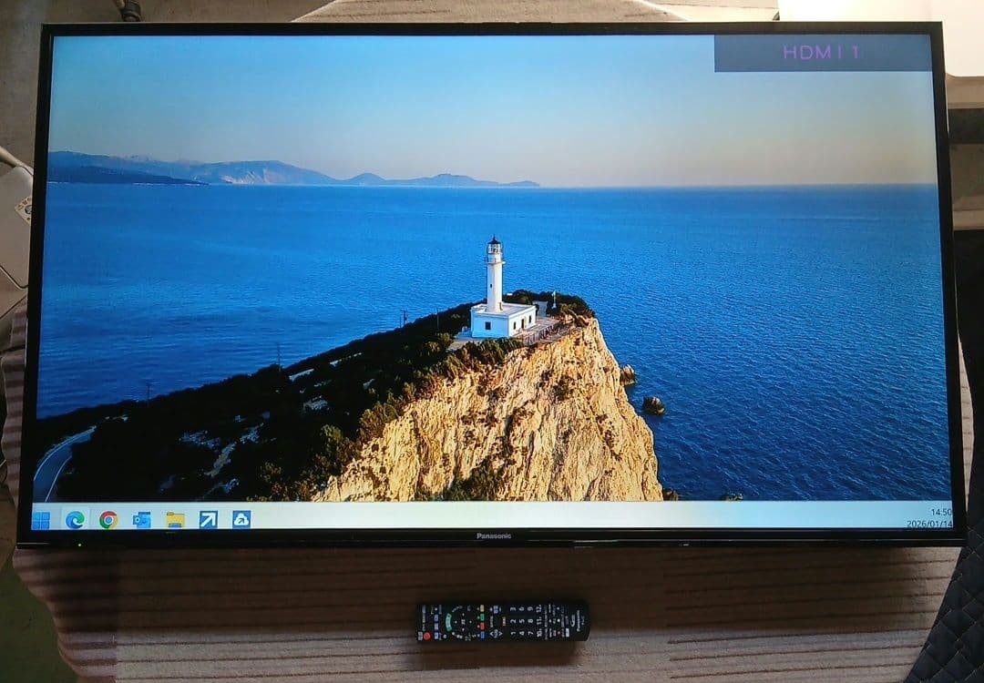 49インチ液晶テレビPanasonic TH-49E300HT【スタンド無】 ㉑