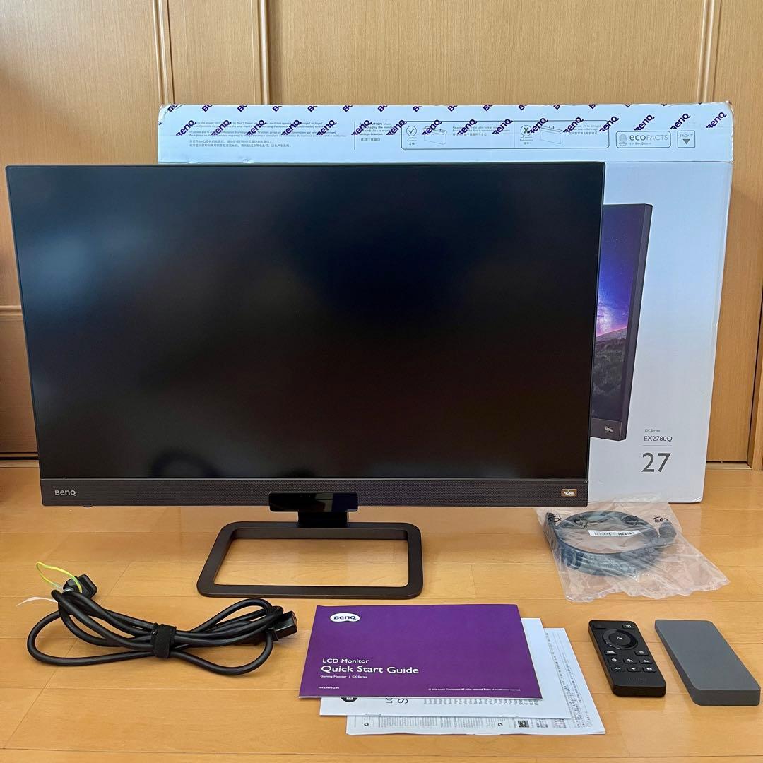 【美品】BenQ ゲーミングモニター MOBIUZ EX2780Q