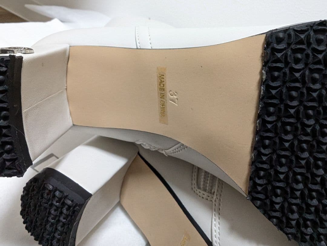 CELFORD アイボリー ロングブーツ 37