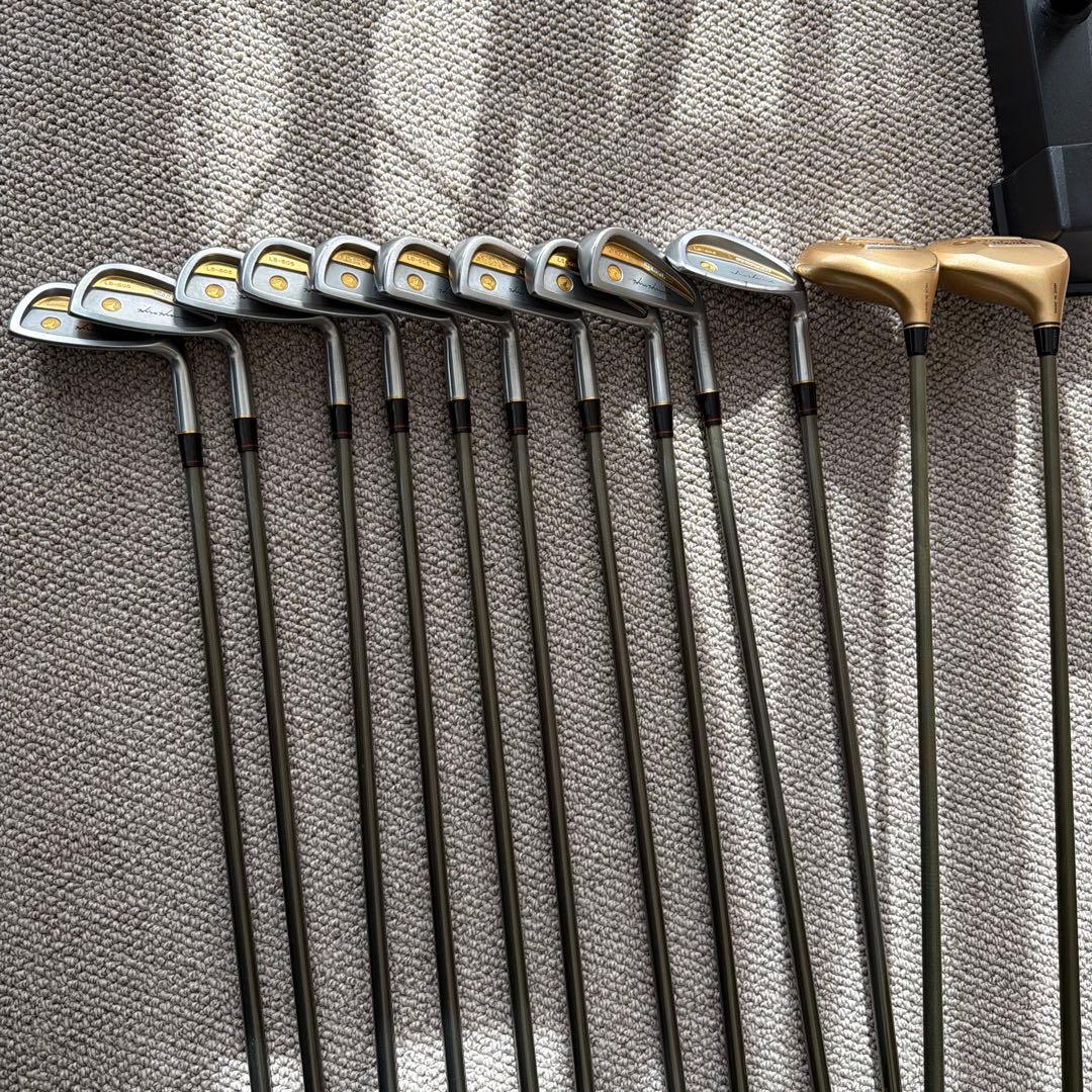 ２４Ｋ　本間LB-606 アイアンクラブセット 24金アイアンクラブセット12本