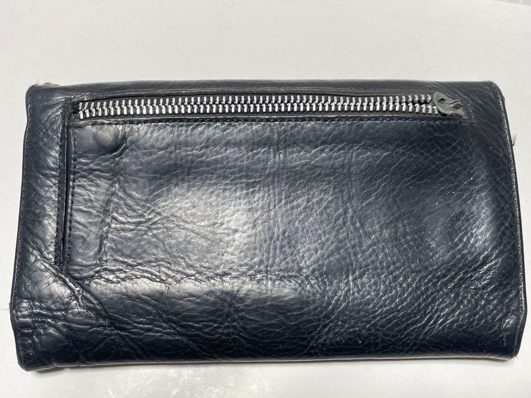 こめCHROME HEARTS クロムハーツウェーブウォレットクロスボタン