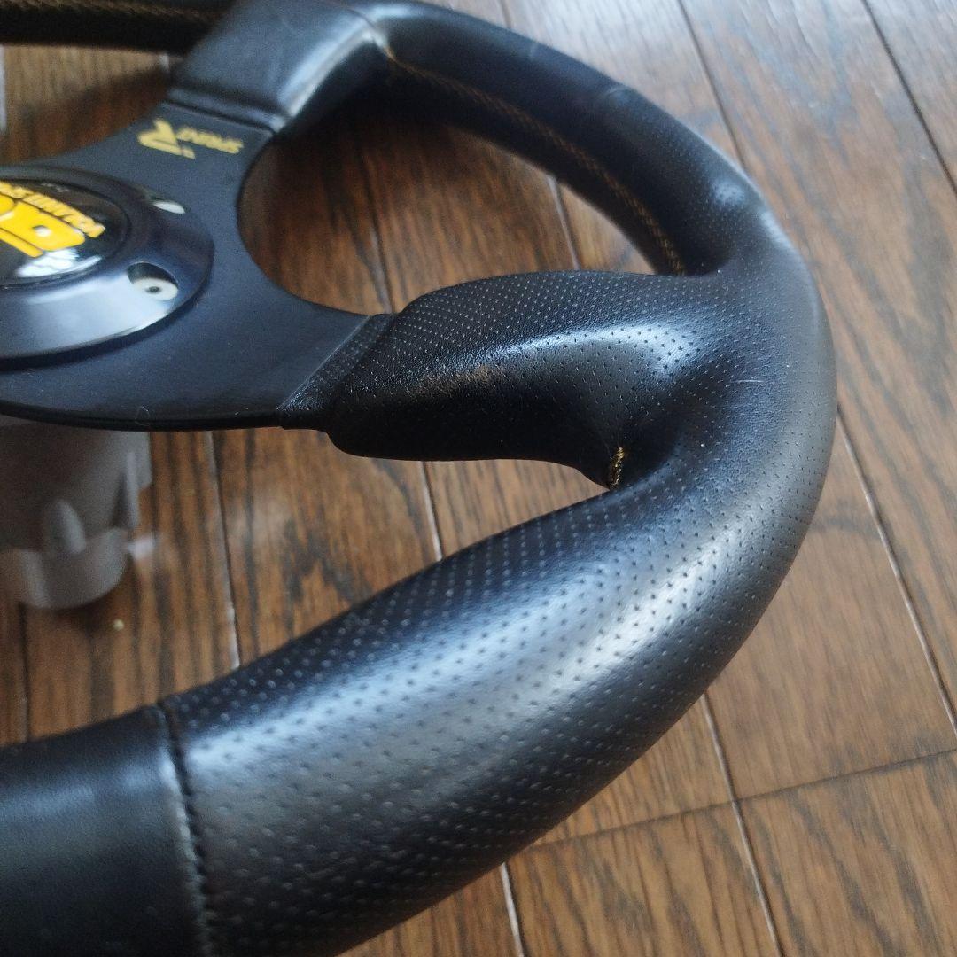 １９９６年式　ａｔｃ本革ステアリング　スプリントＲ　Ｓ１３ボス付き　イタリア製