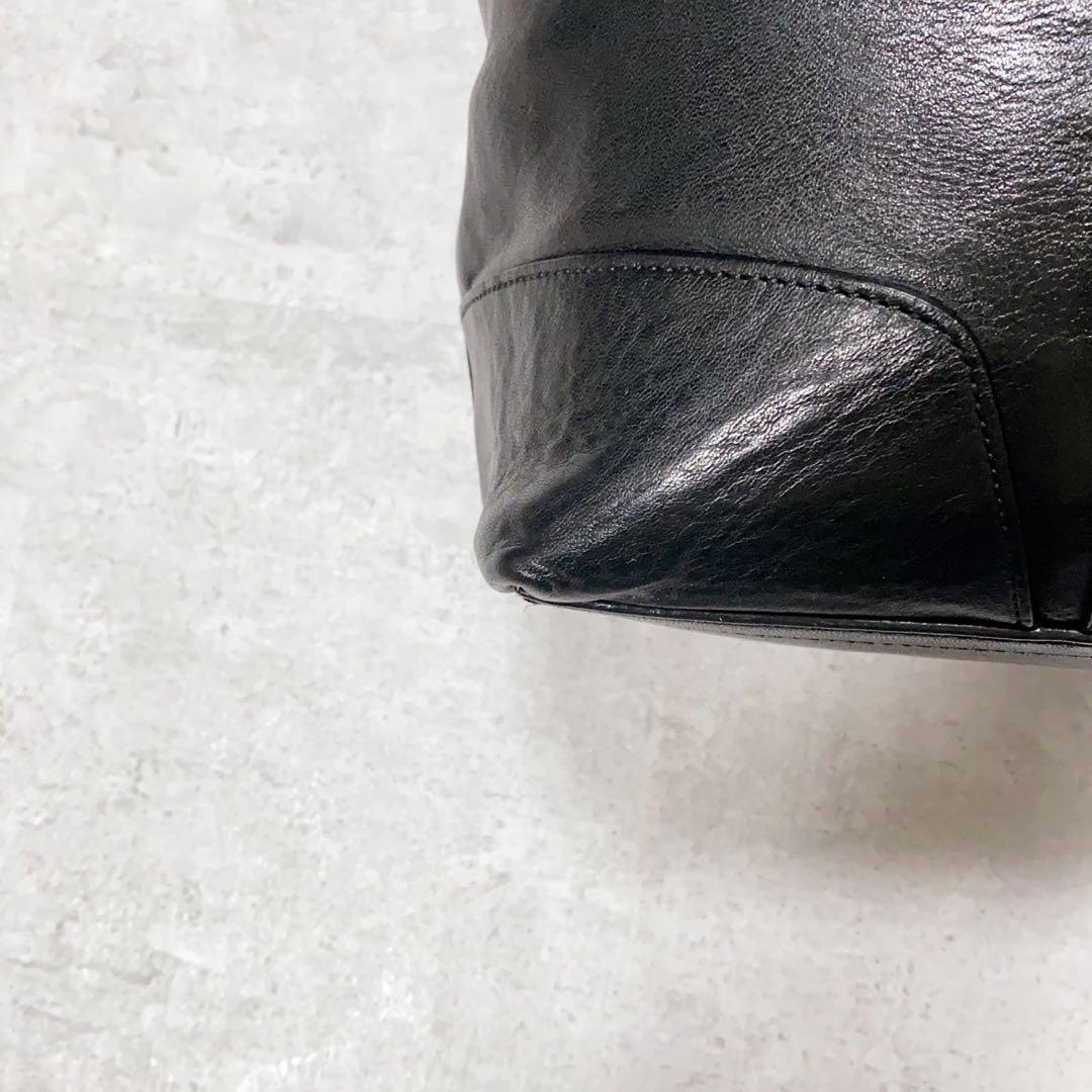 美品✨COACH コーチ トートバッグ 2way ショルダーバッグ A4収納 黒