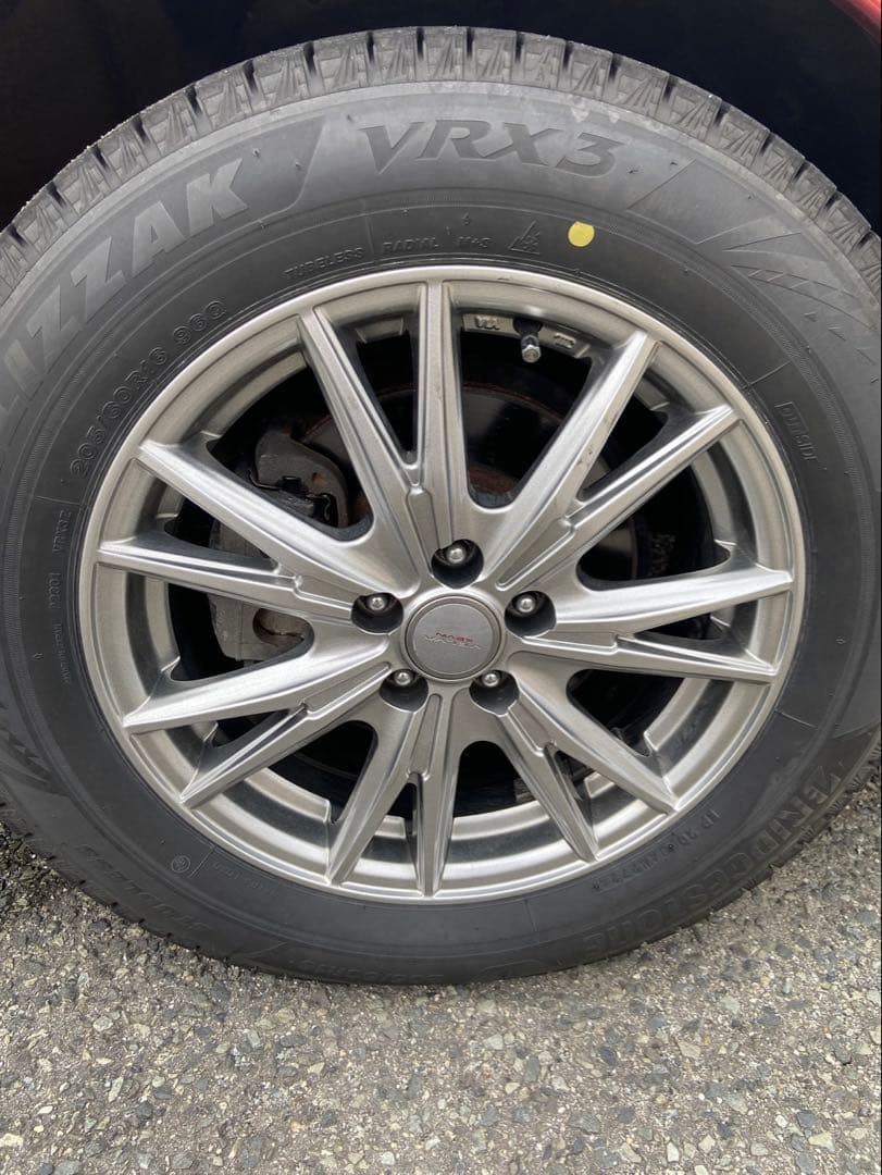 ブリザック VRX3 205/60R16 96Q ホイールセット